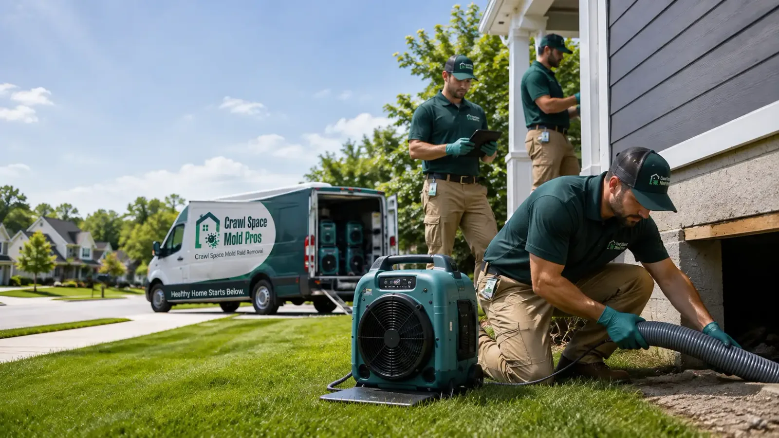 Crawl Space Mold Removal in Somerdale, OH